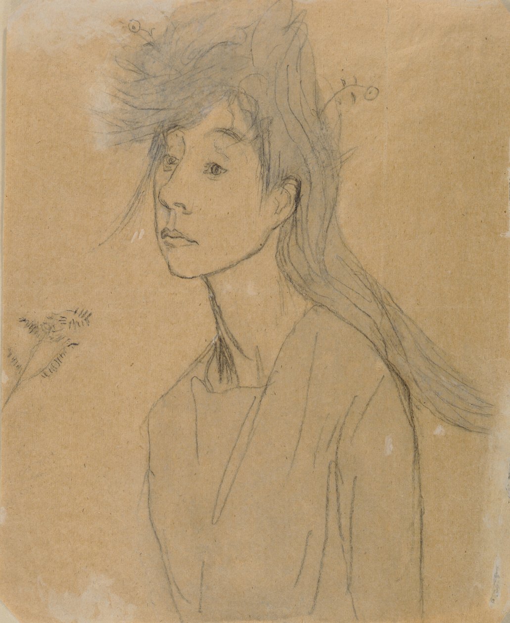 Ophelia: Portret Imagine, c.1910 door Gwen John