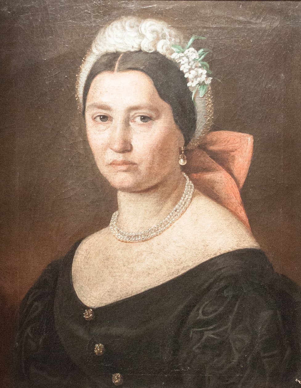 Portret van Netusne Stark door Gyula Benczúr