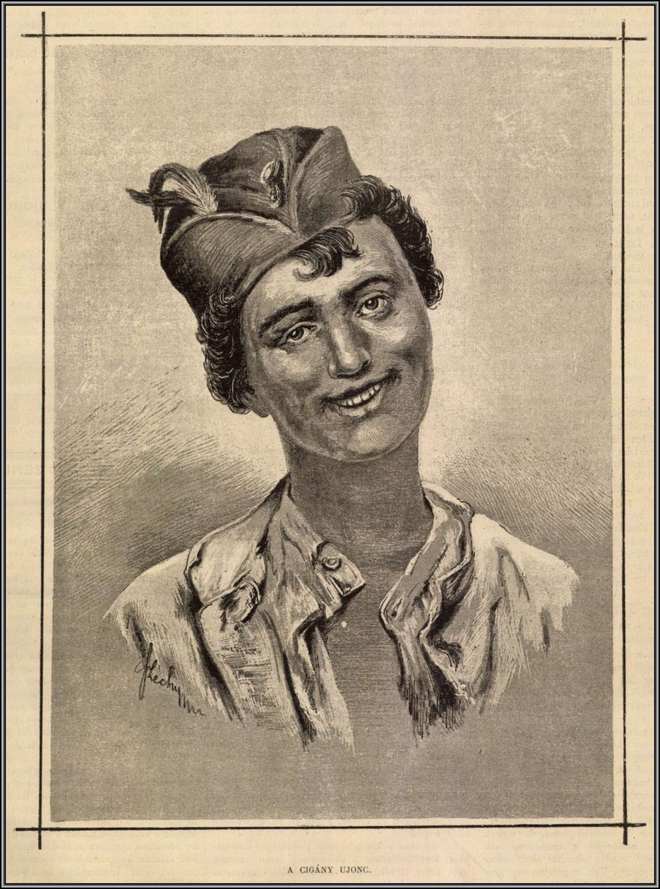 De zigeuner nieuwkomer. Mo. en de wereld, 1883 door Gyula Széchy