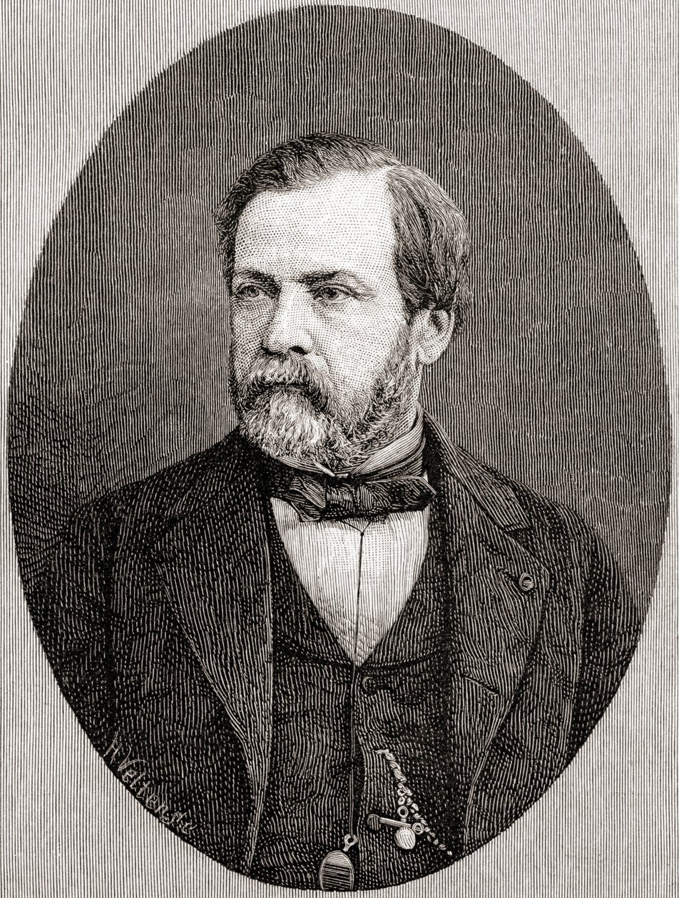 Louis Pasteur, uit The Century Illustrated Monthly Magazine, gepubliceerd 1884 door H. Velten