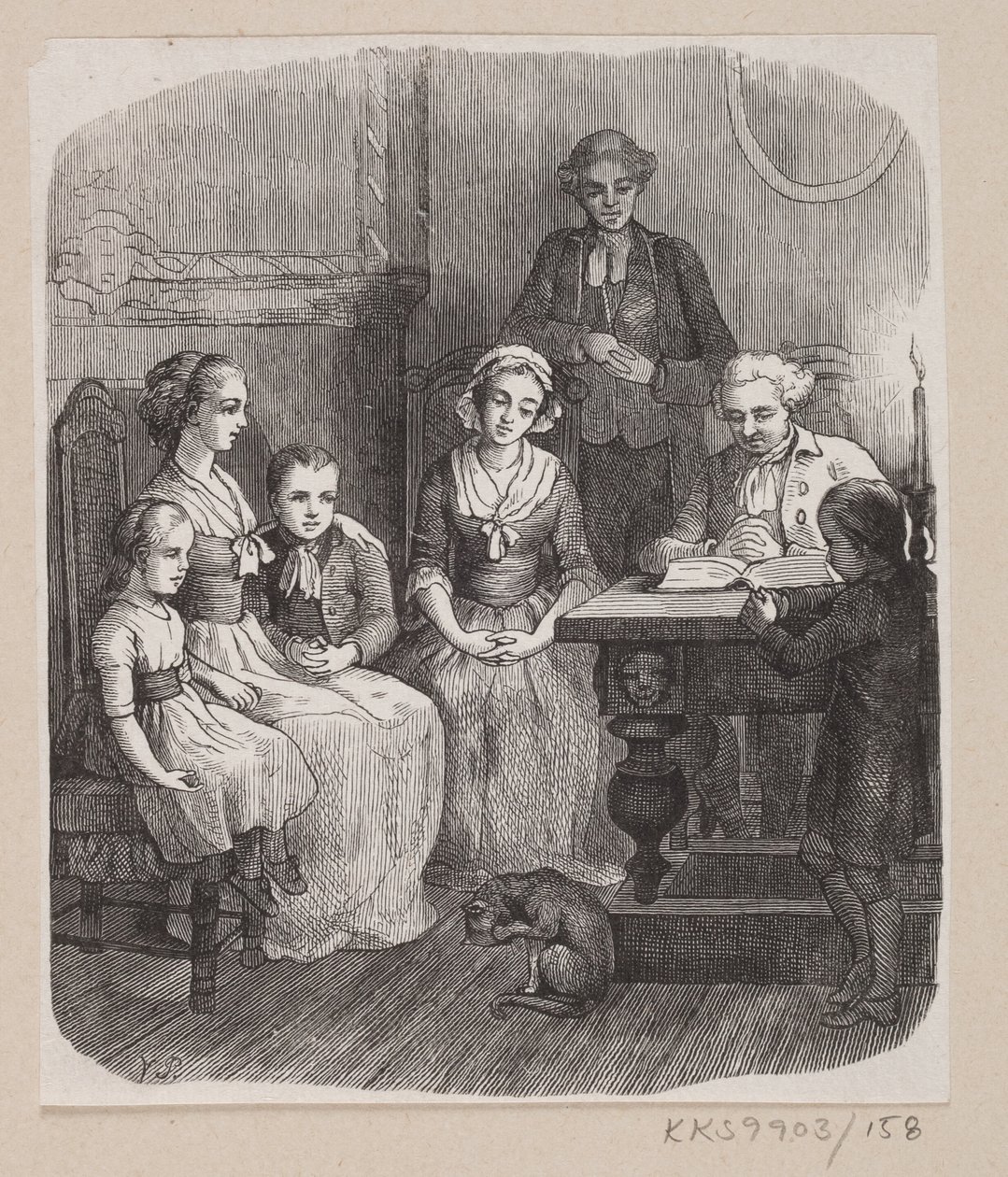 Illustratie voor "Alt op zijn juiste plaats" in H.C. Andersen, "Sprookjes en Verhalen", Deel 2 door H.P. Hansen