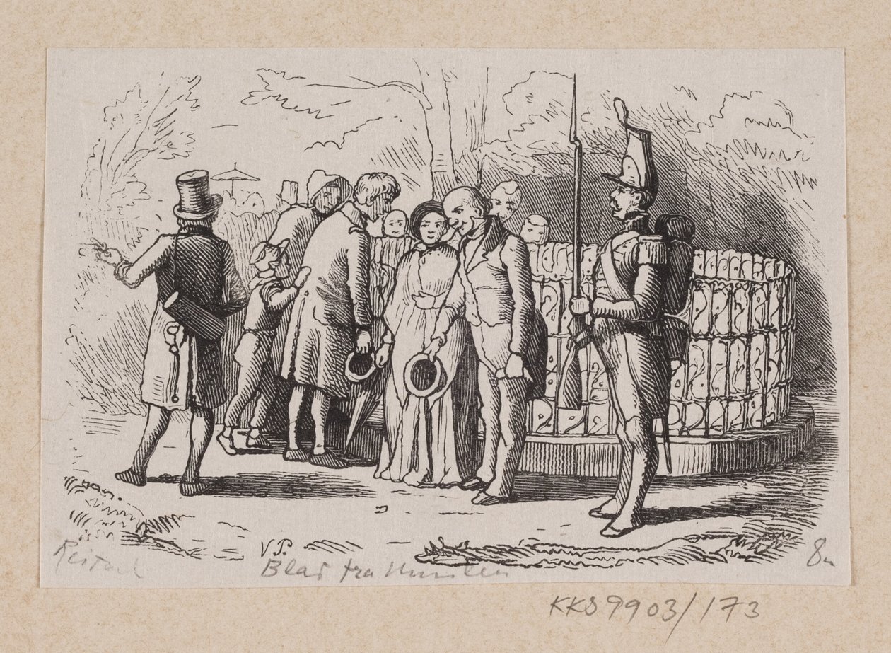 Illustratie voor "Een blad uit de hemel" in H.C. Andersen, "Sprookjes en verhalen", Deel 2 door H.P. Hansen