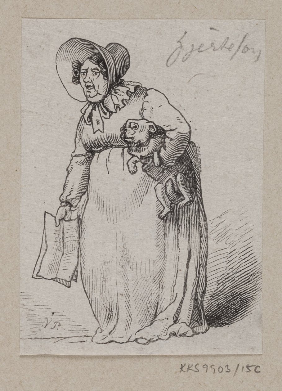Illustratie voor "Hjertesorg" in H.C. Andersen, "Sprookjes en Verhalen", Deel 2 door H.P. Hansen