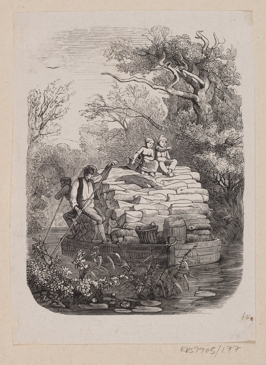Illustratie voor "Ib en kleine Christine" in H.C. Andersen, "Sprookjes en Verhalen", Deel 2 door H.P. Hansen