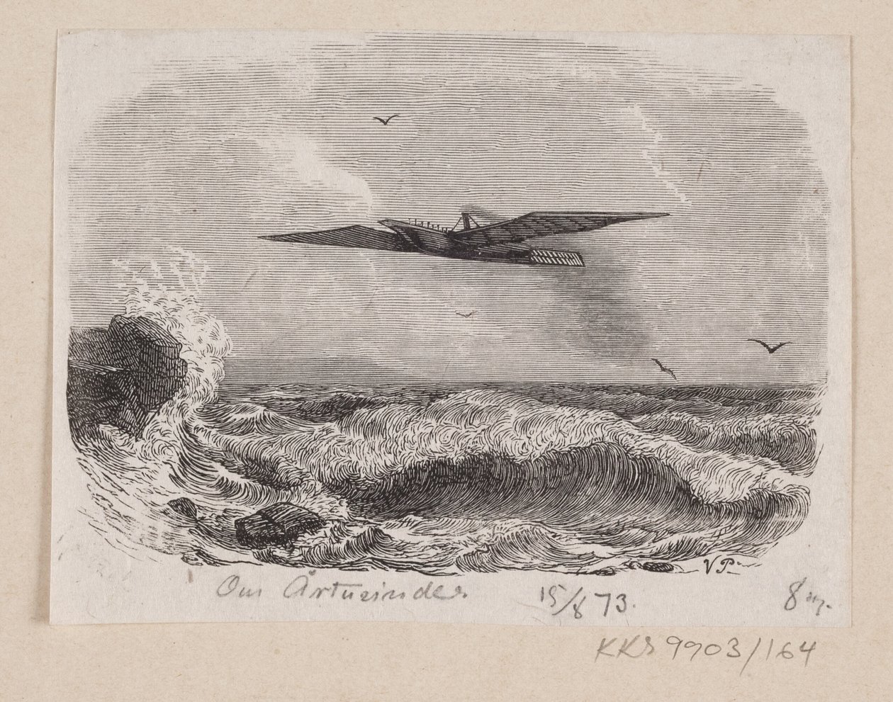 Illustratie bij "Om Aartusinder" in H.C. Andersen, "Sprookjes en verhalen", Deel 2 door H.P. Hansen