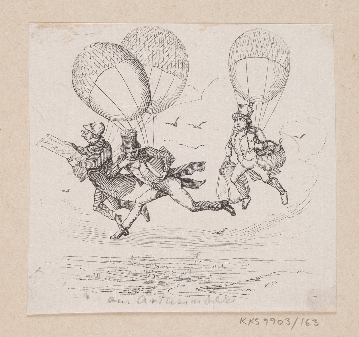 Illustratie voor "Om Aartusinder" in H.C. Andersen, "Sprookjes en verhalen", Deel 2 door H.P. Hansen