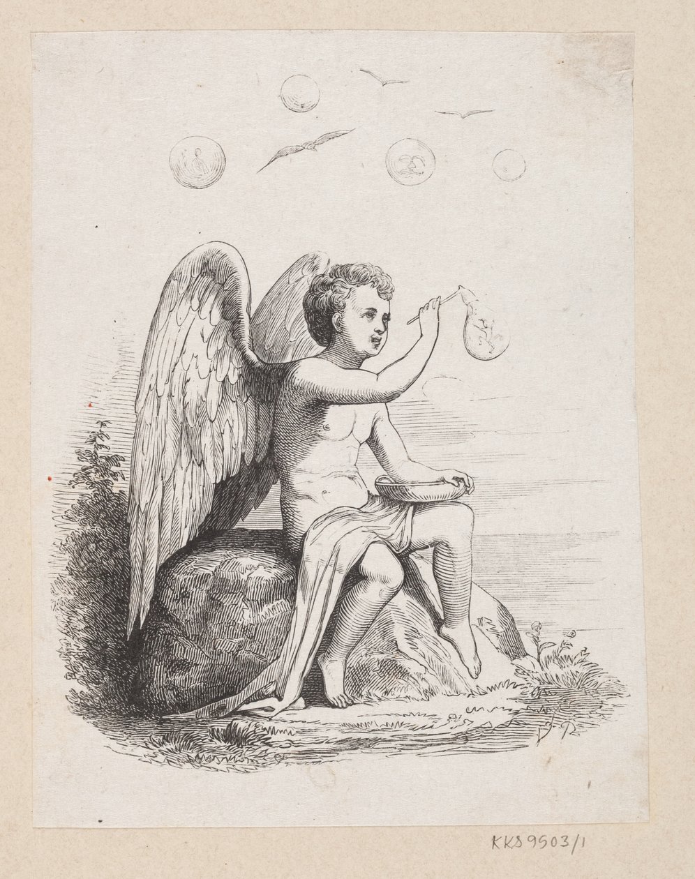 Tussentitel nr.1 voor H.C. Andersen, "Sprookjes en Verhalen", Deel 1 door H.P. Hansen