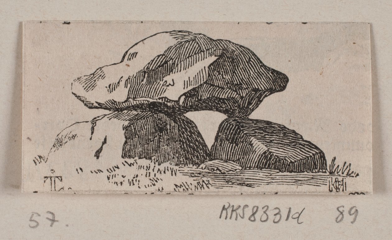 Illustratie voor "Steenmonumenten" door H. C. Henneberg