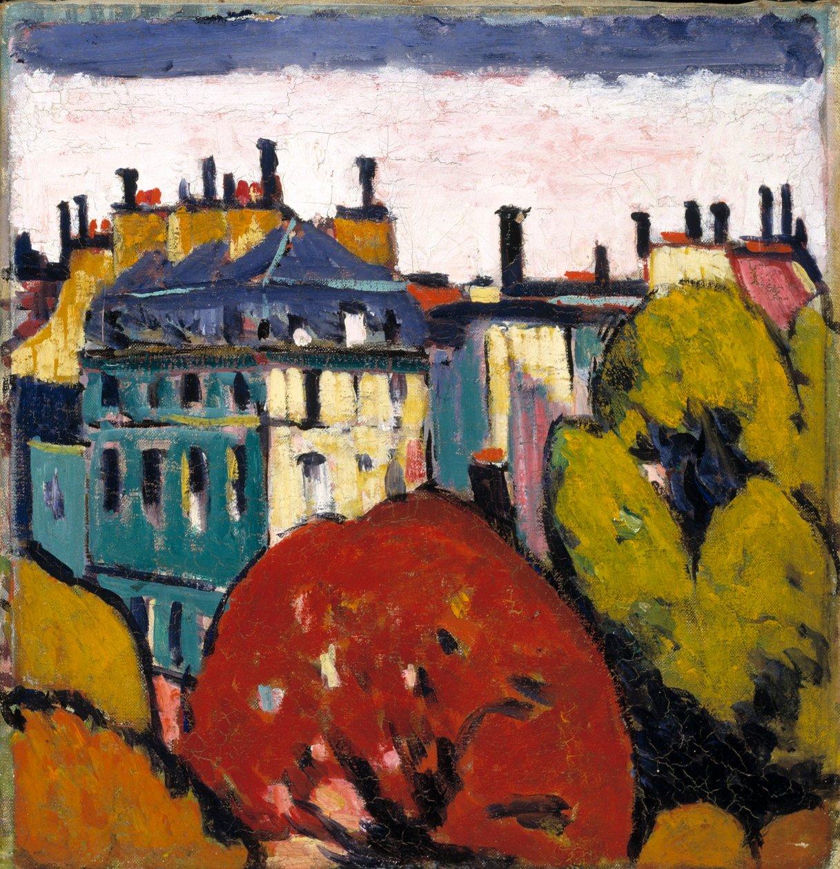 Landschap, Parijs door H. Lyman Sayen