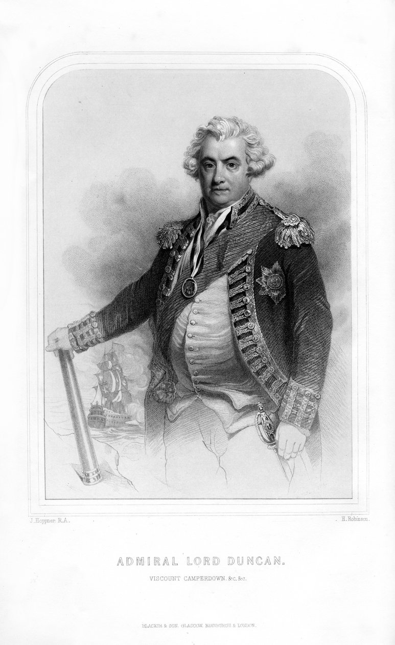 Adam Duncan, Burggraaf Duncan van Camperdown, Schotse marineofficier, 1870 door H. Robinson