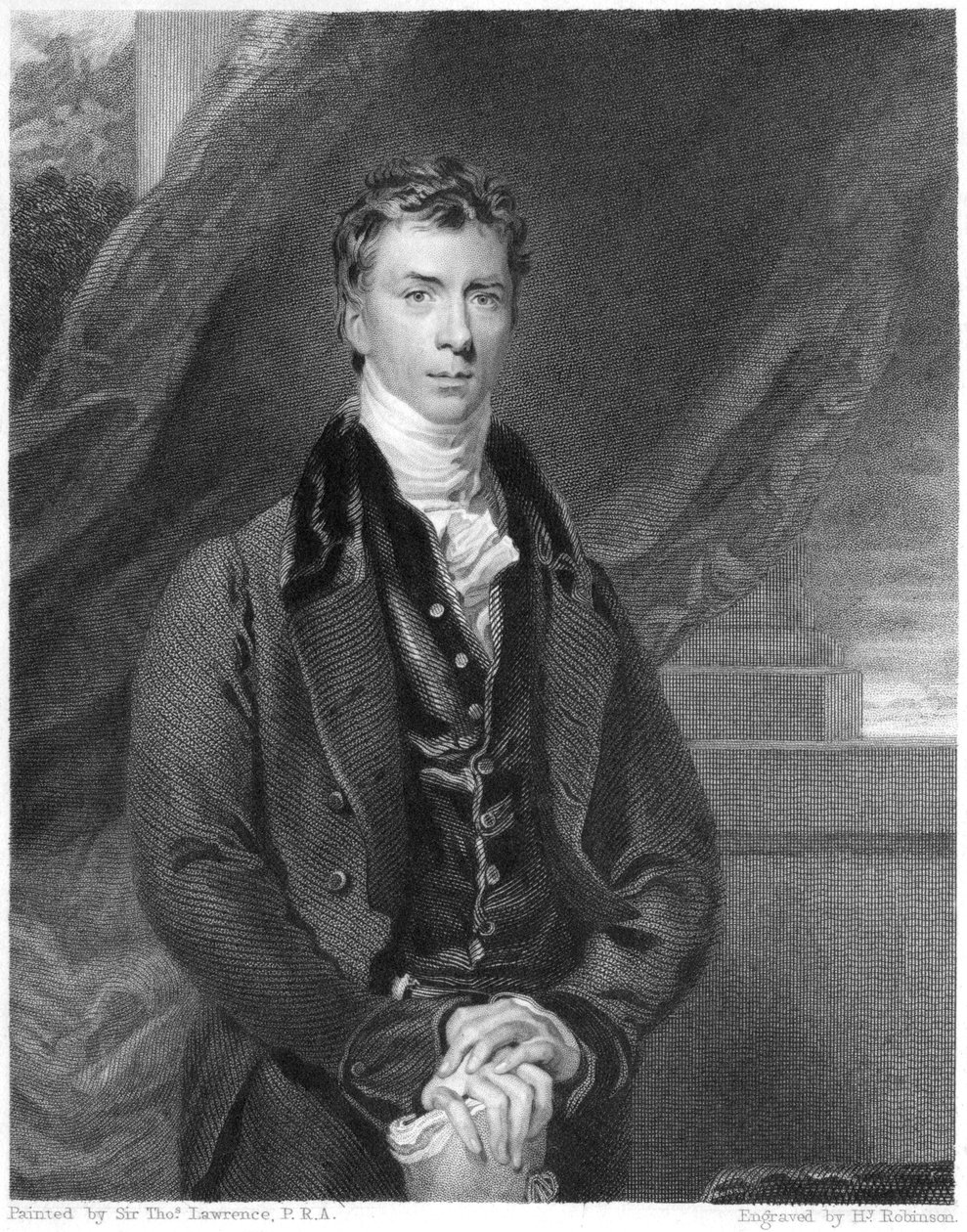 Henry Peter Brougham, 1e Baron Brougham en Vaux, Schotse advocaat en politicus, 1833 door H. Robinson
