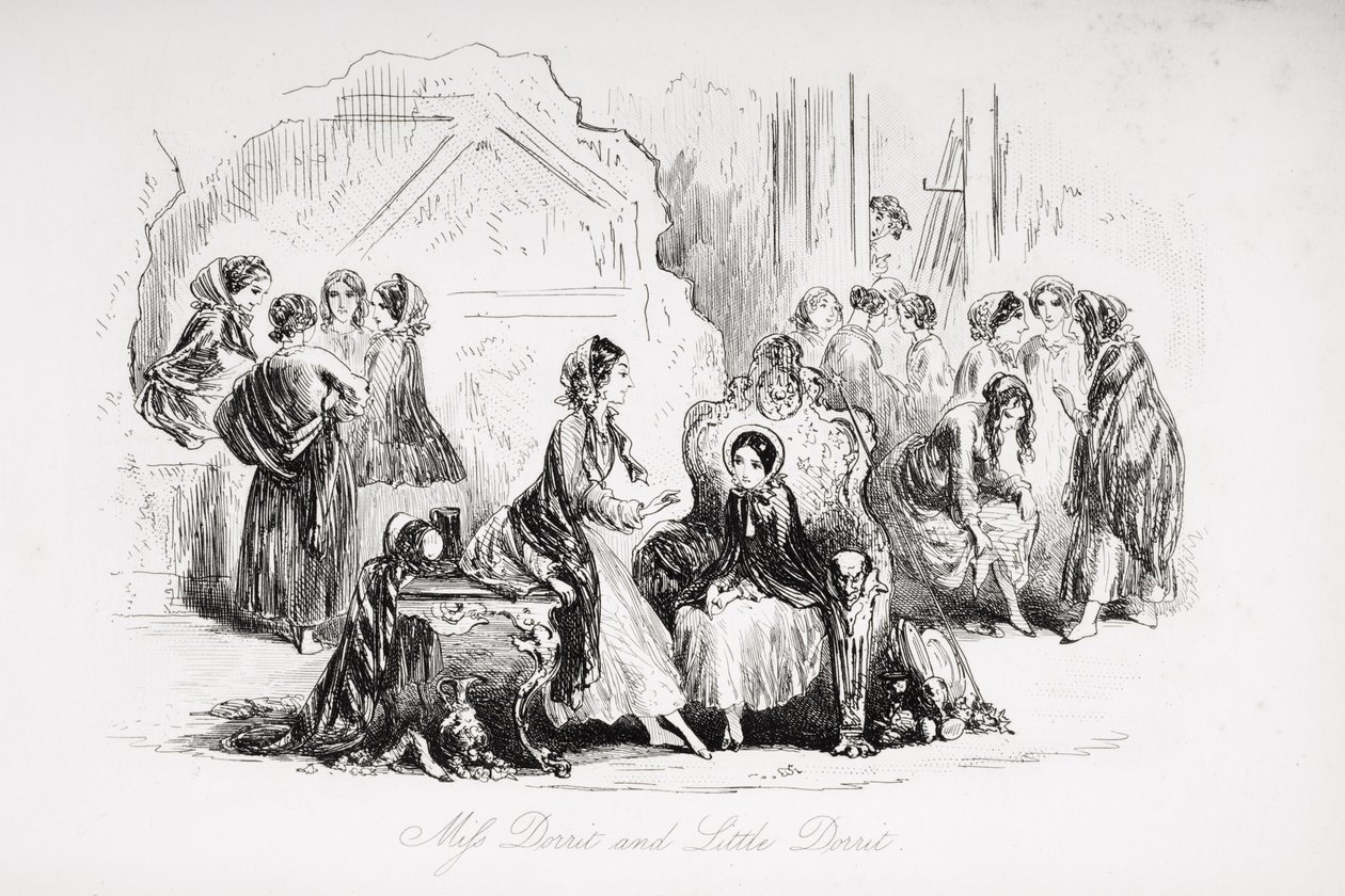 Miss Dorrit en Little Dorrit, illustratie uit 