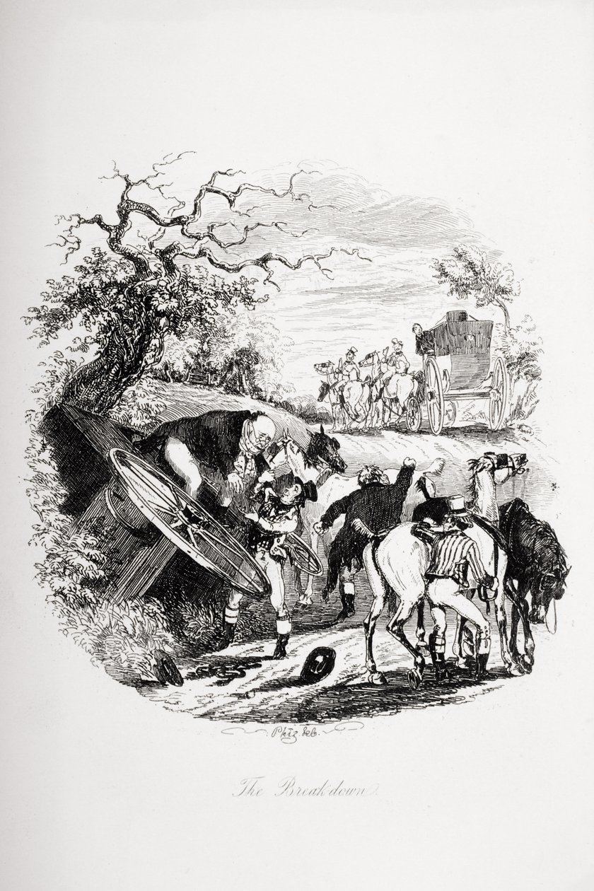 De pech, illustratie uit 