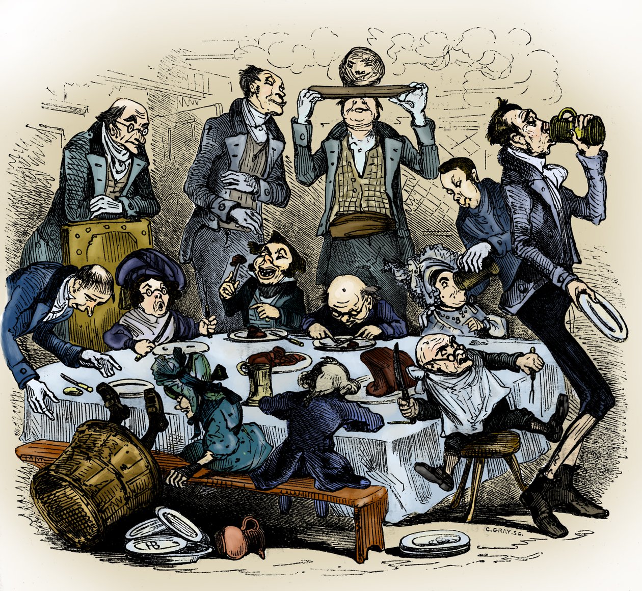 Het Oude Curiositeitenwinkeltje door Charles Dickens door Hablot Knight Browne