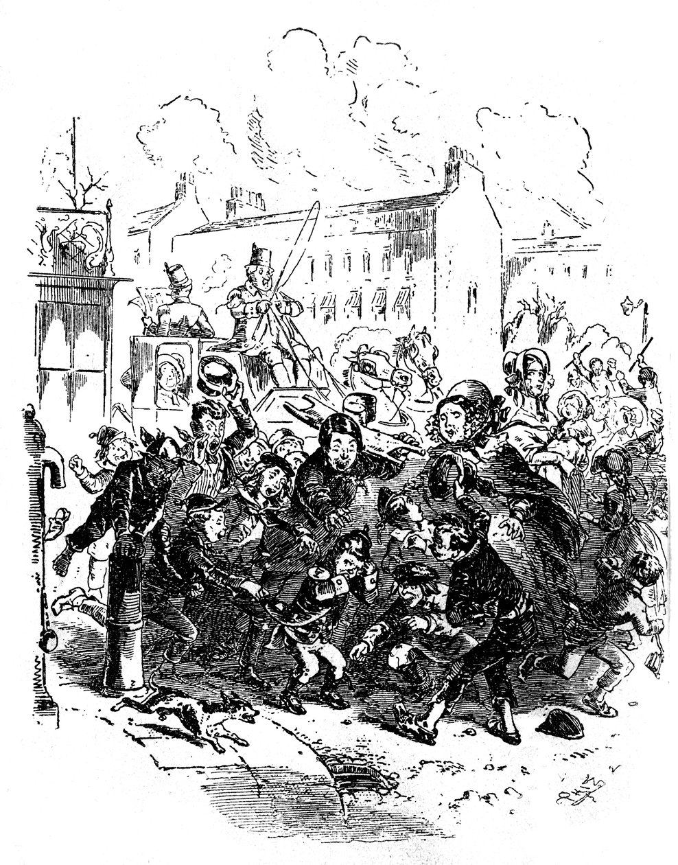 Dombey en Zoon door Charles Dickens door Hablot Knight Browne