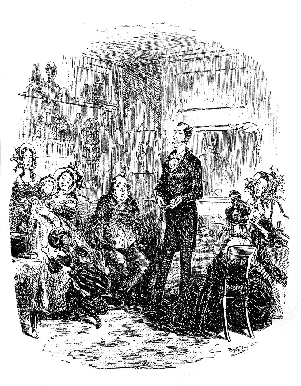 Dombey en Zoon door Charles Dickens door Hablot Knight Browne