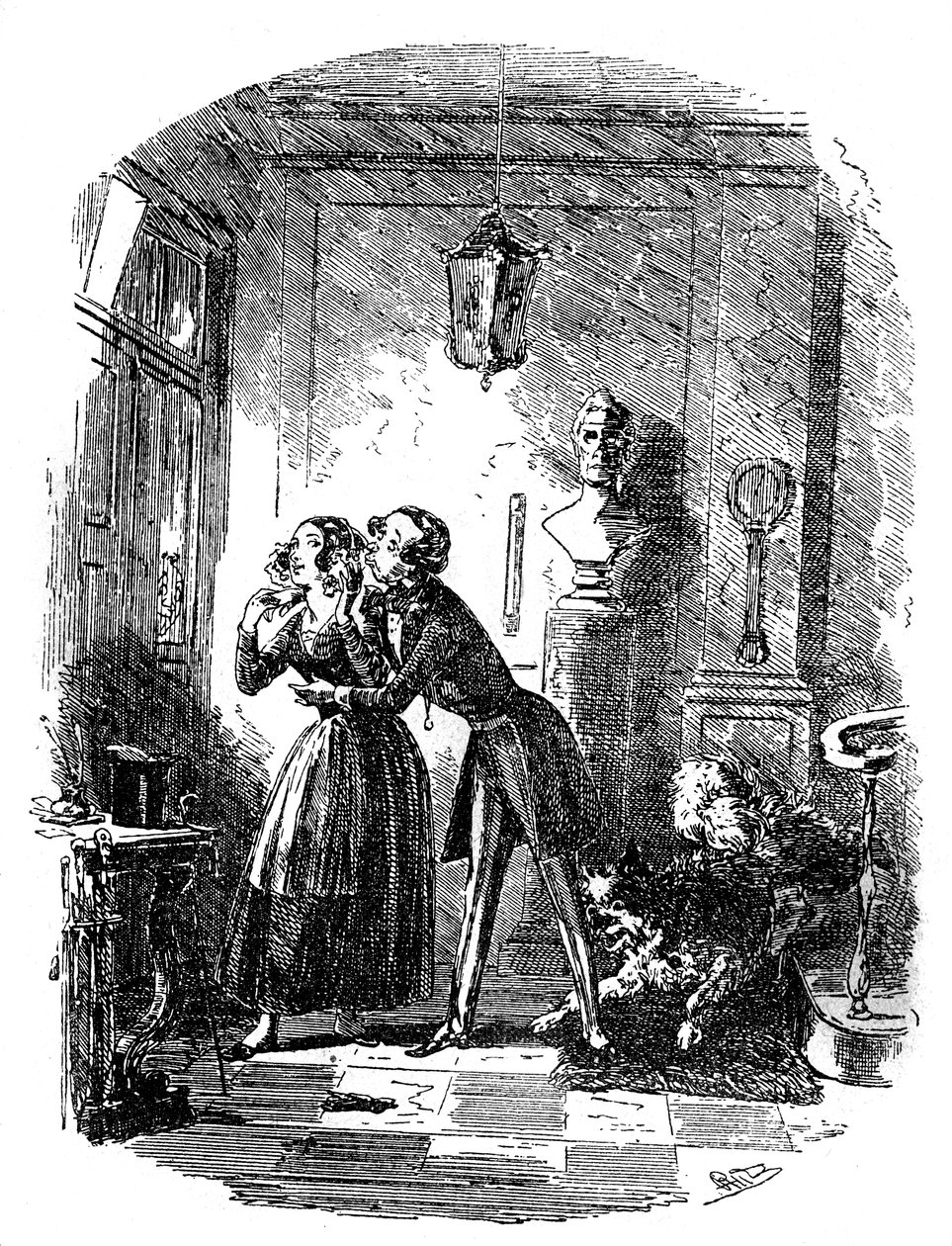Dombey en Zoon door Charles Dickens door Hablot Knight Browne