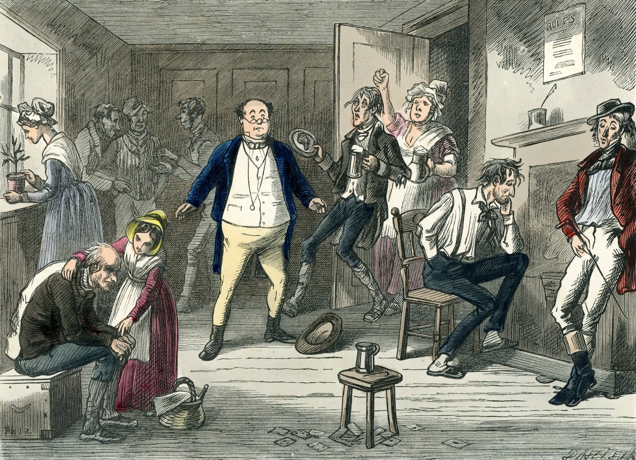 De Pickwick Club door Charles Dickens door Hablot Knight Browne