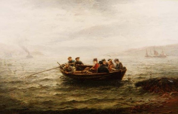 Naar de kerk via de sluis door Hamilton Macallum
