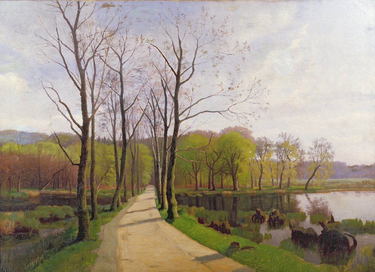 Landschap in de Lente door Hans Brasen