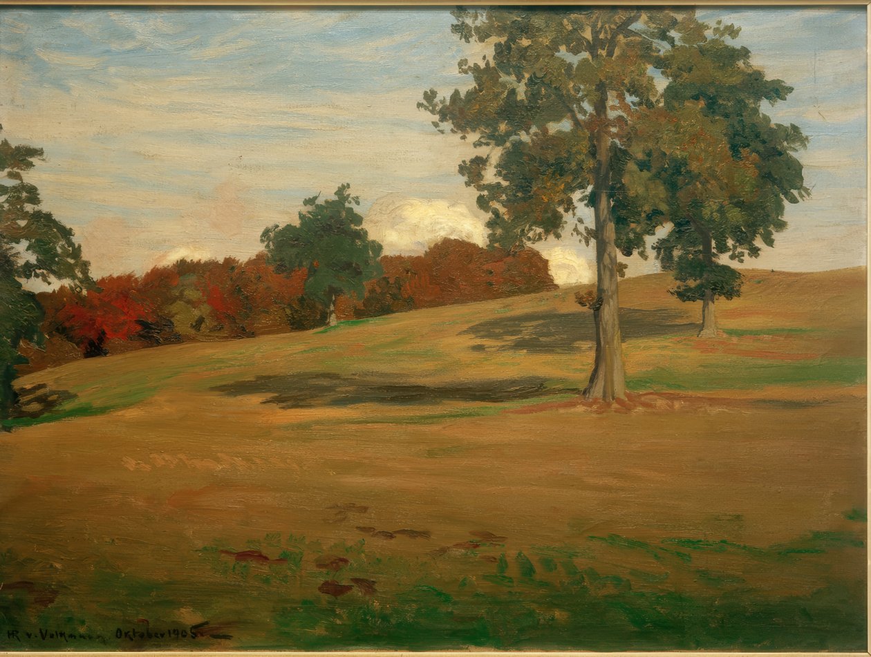 Herfst in de Eifel door Hans Richard von Volkmann