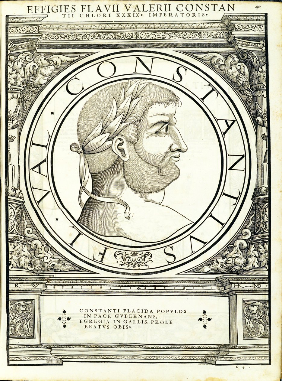 Constantius Chlorus, illustratie uit 
