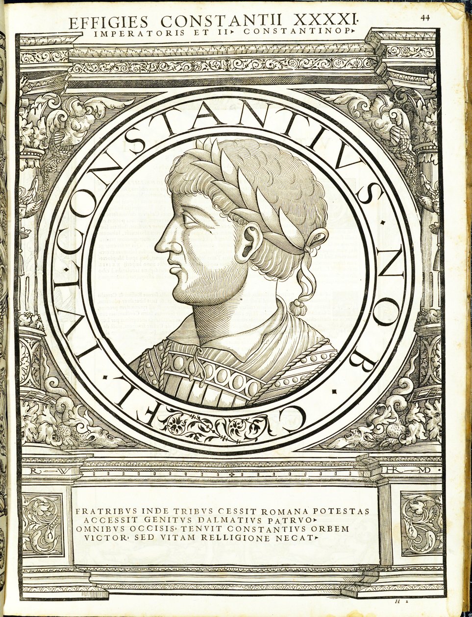 Constantius II, illustratie uit 