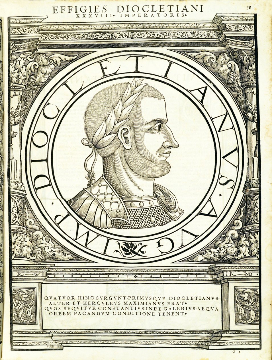 Diocletianus, illustratie uit 