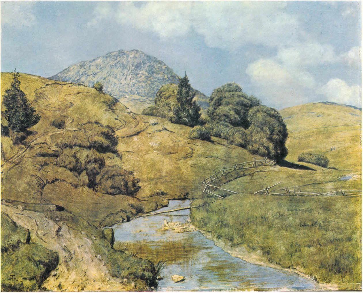 De Blössling bij Bernau door Hans Thoma
