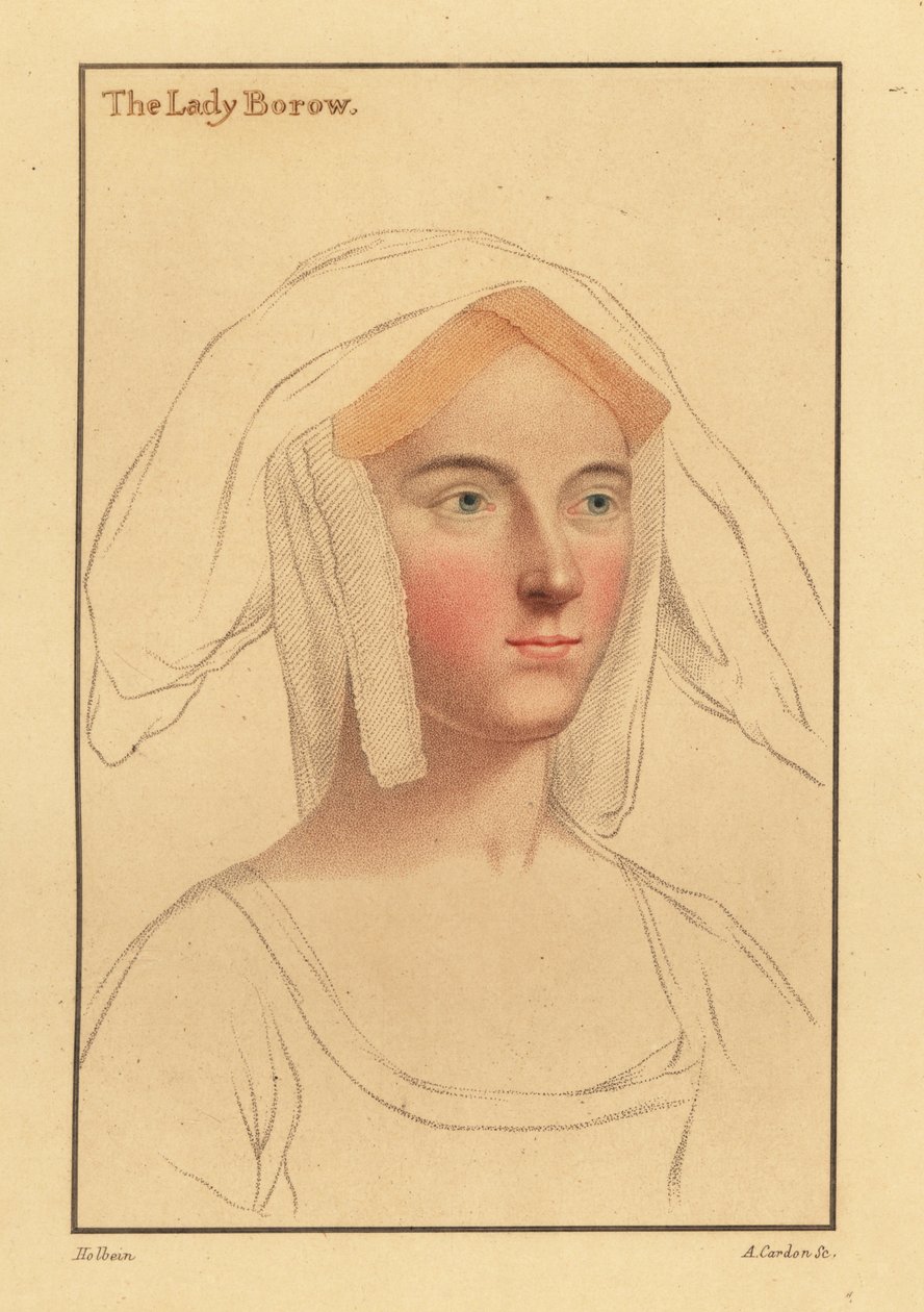 Alice London of Catherine Clifton of Catherine Parr door Hans (after) Holbein the Younger