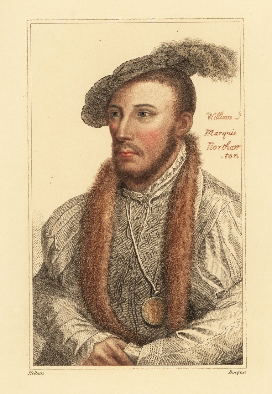 William Parr door Hans (after) Holbein the Younger