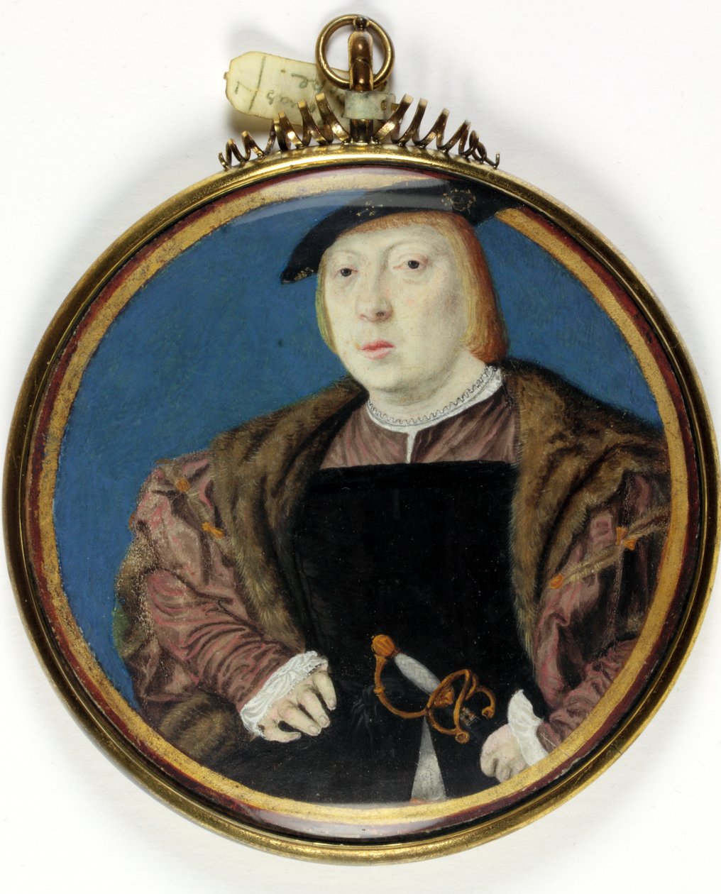 Sir Thomas Pope (aquarel op perkament) door Hans (circle of) Holbein the Younger