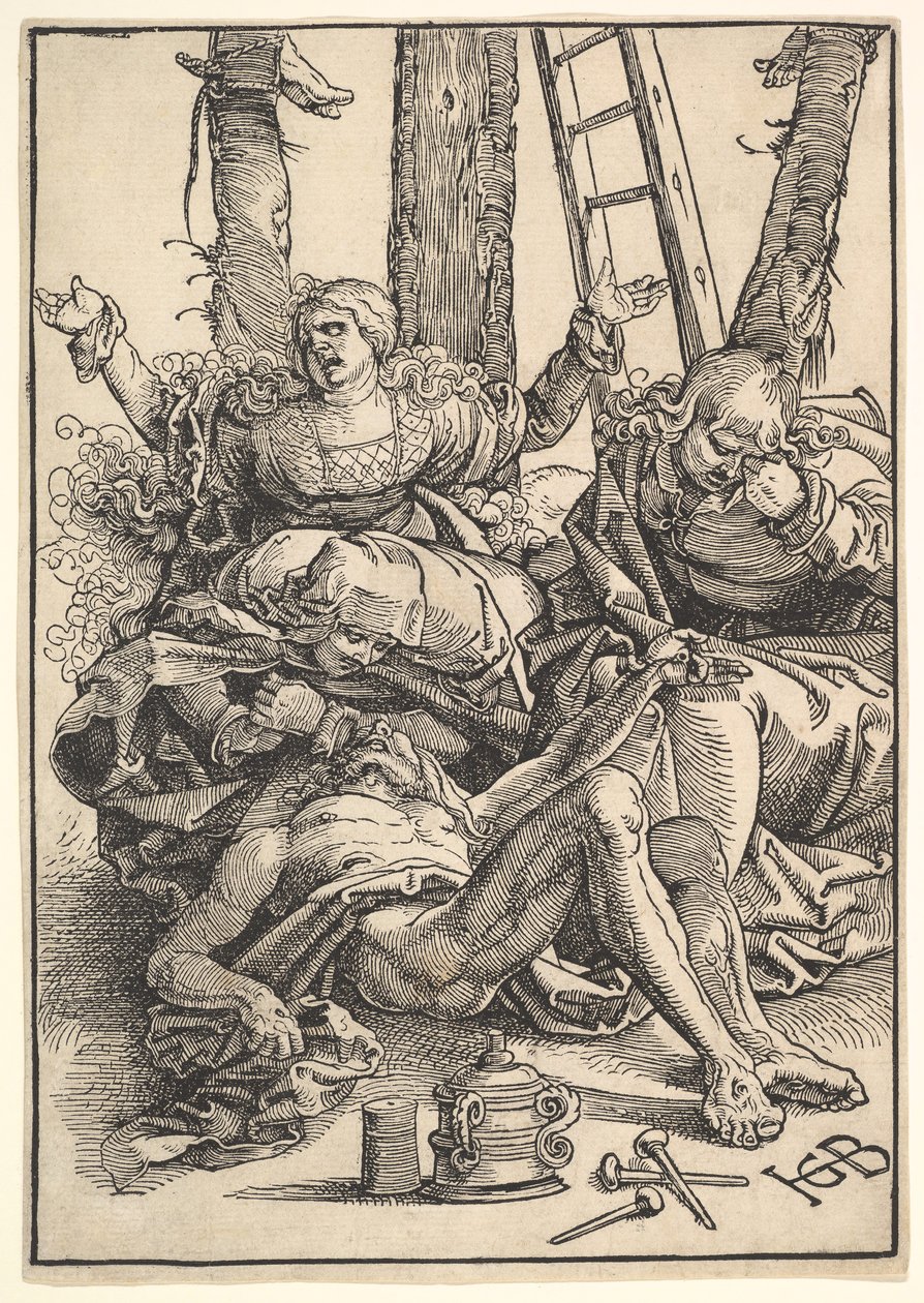 De klaagzang voor Christus, 1510 door Hans Baldung