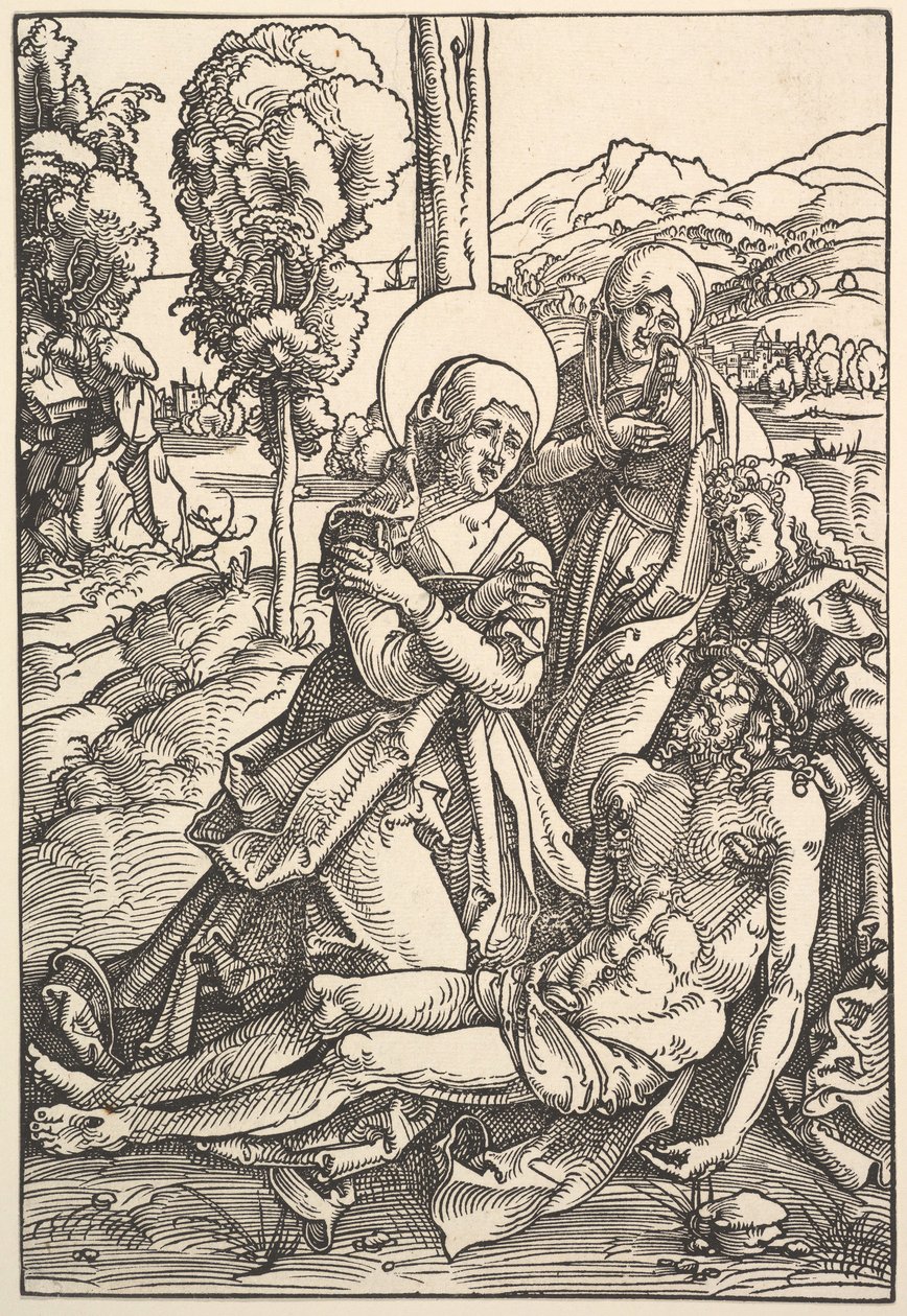 Rouw om Christus, 1510 door Hans Baldung