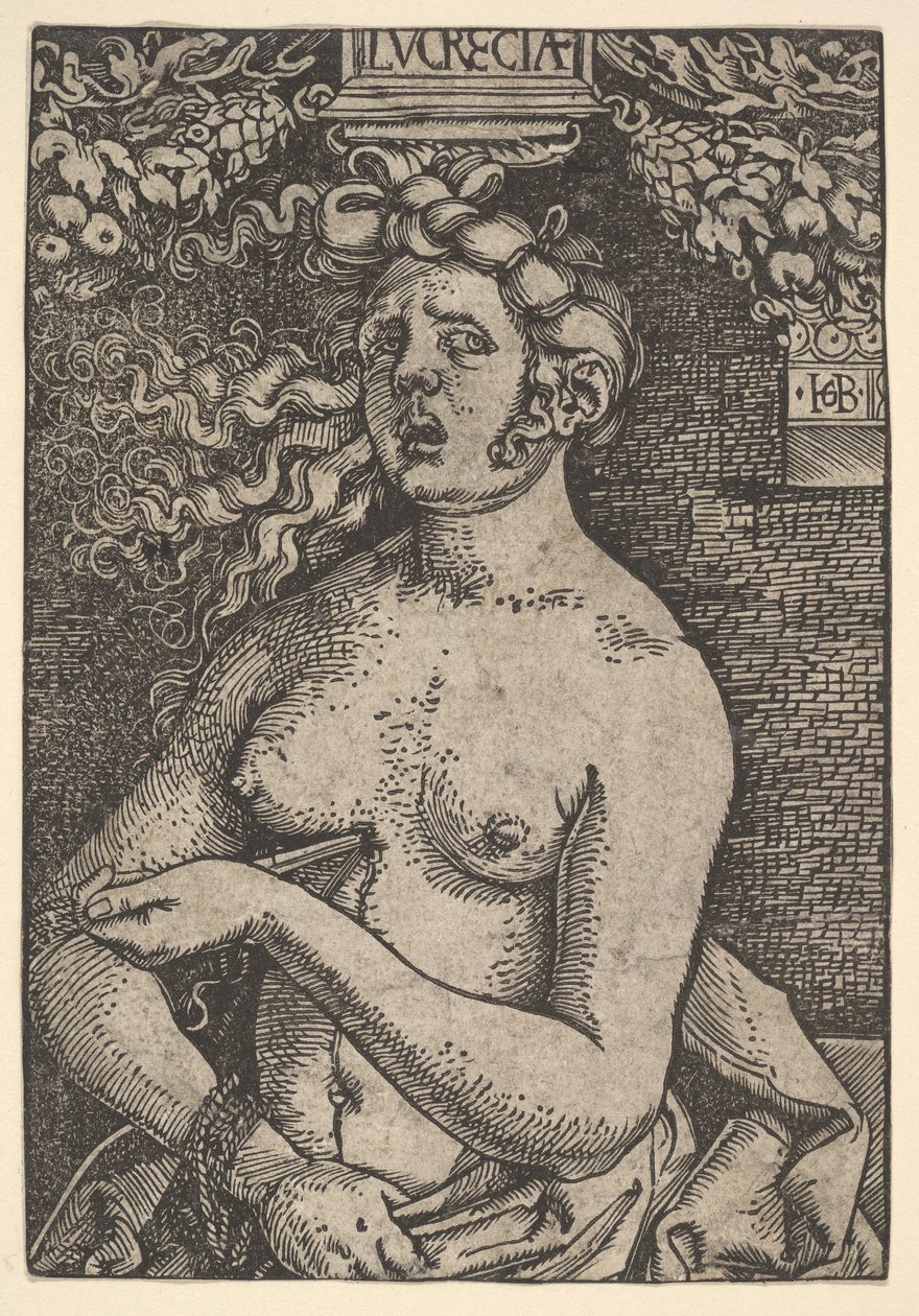 Lucretia, ca. 1519 door Hans Baldung
