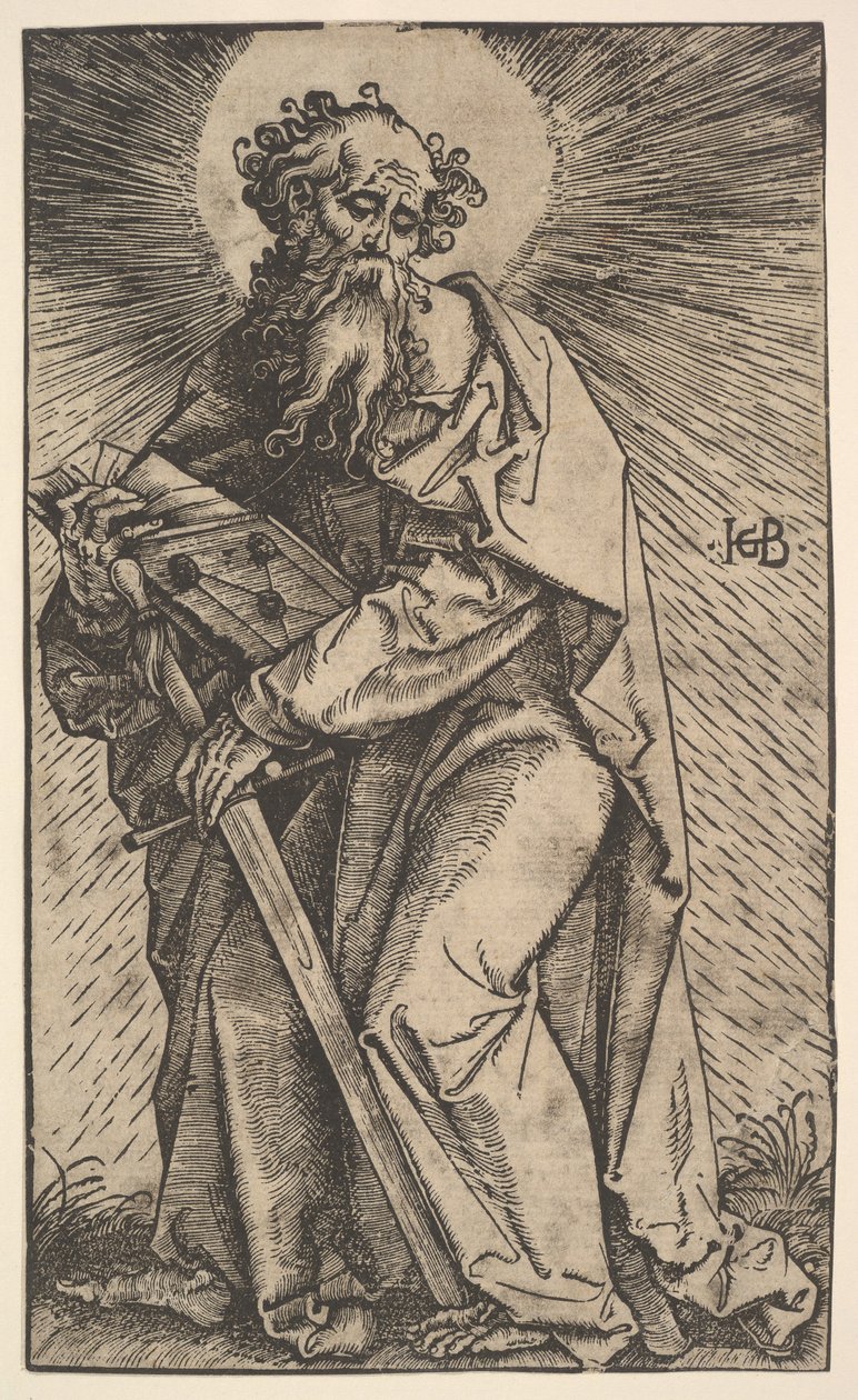 Sint Paulus uit Christus en de Apostelen, 1519 door Hans Baldung