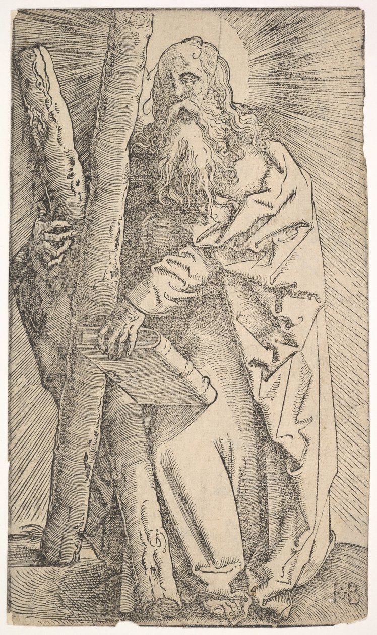 St. Andreas uit Christus en de apostelen door Hans Baldung
