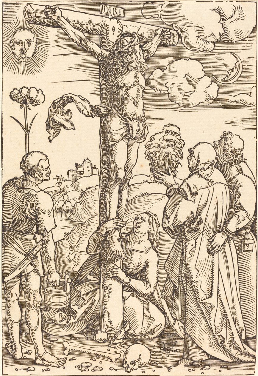 Christus aan het kruis door Hans Baldung Grien