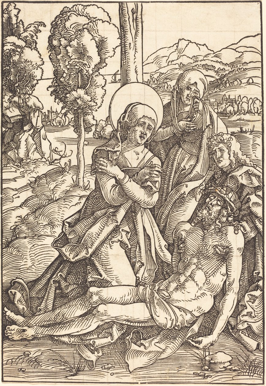 Rouw om Christus door Hans Baldung Grien