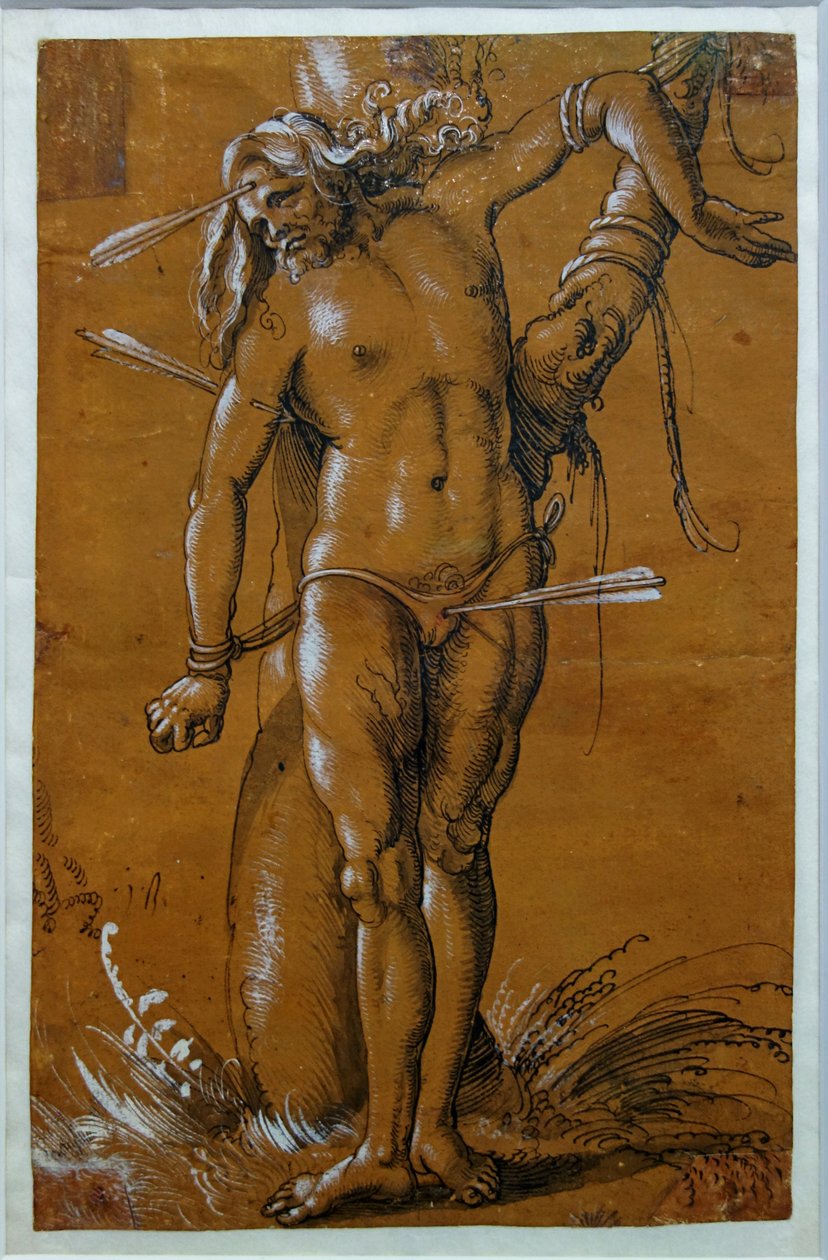 Het martelaarschap van Sint Sebastiaan door Hans Baldung Grien