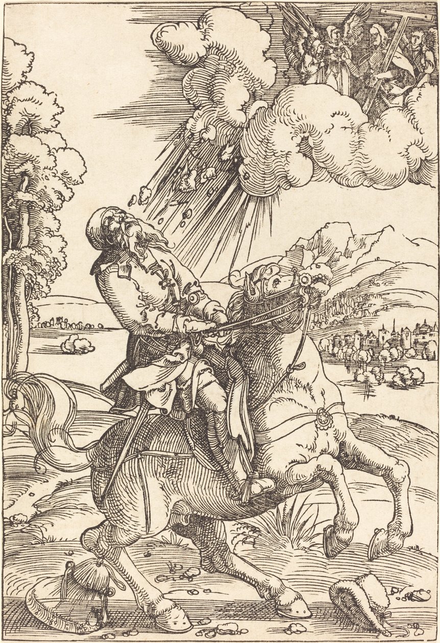 De Bekering van Sint Paulus door Hans Baldung Grien