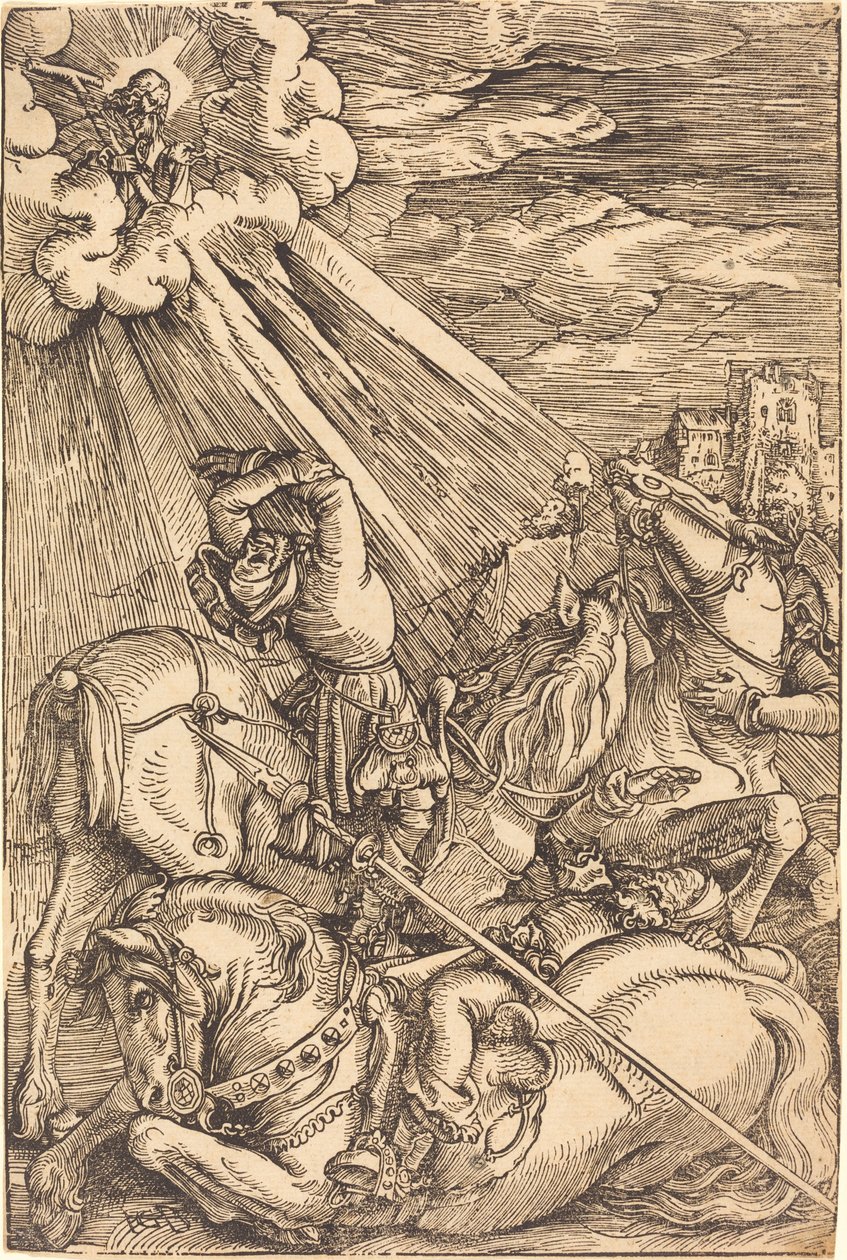 De Bekering van Sint-Paulus door Hans Baldung Grien