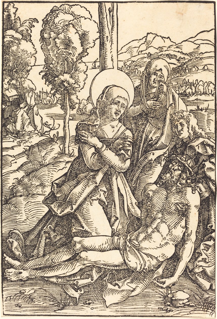 De klaagzang door Hans Baldung Grien