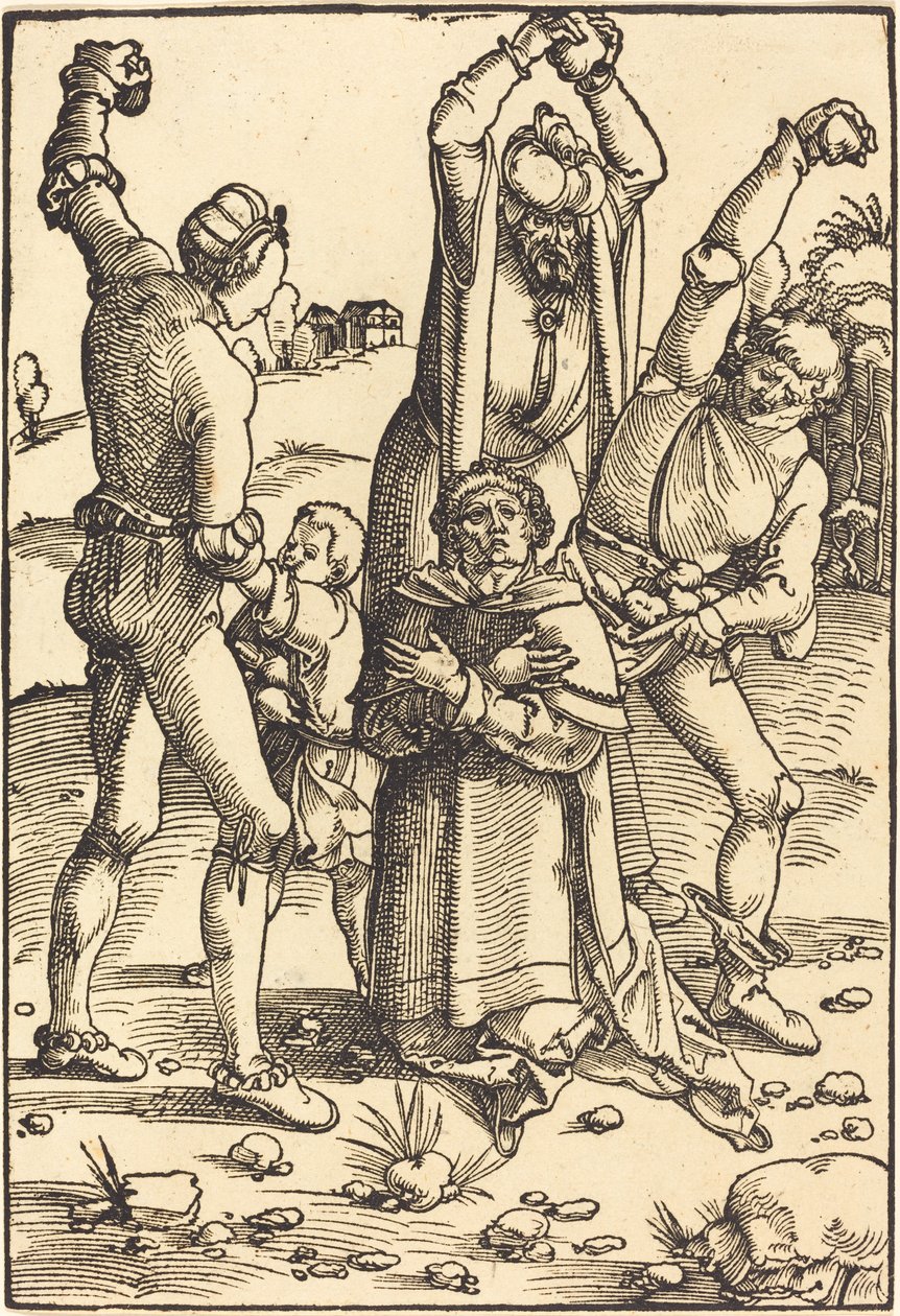 De Steniging van Sint Stefanus door Hans Baldung Grien