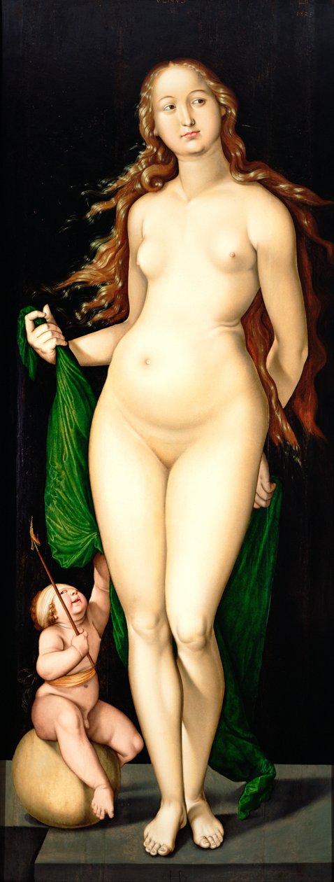 Venus en Amor Venus and Amor door Hans Baldung Grien