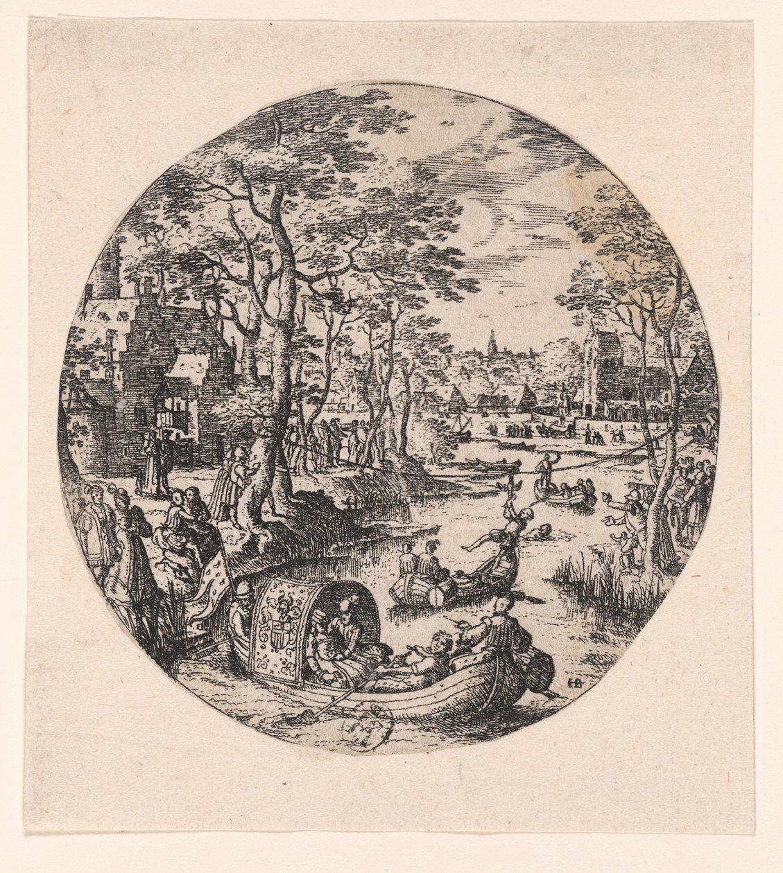 Ganzenjagen door Hans Bol