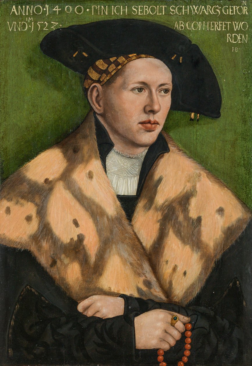 Portret van Sebolt Schwarcz door Hans Brosamer