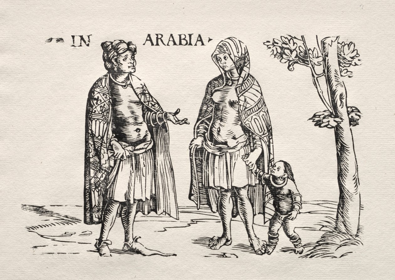Inboorlingen van Arabië en de Indiën door Hans Burgkmair