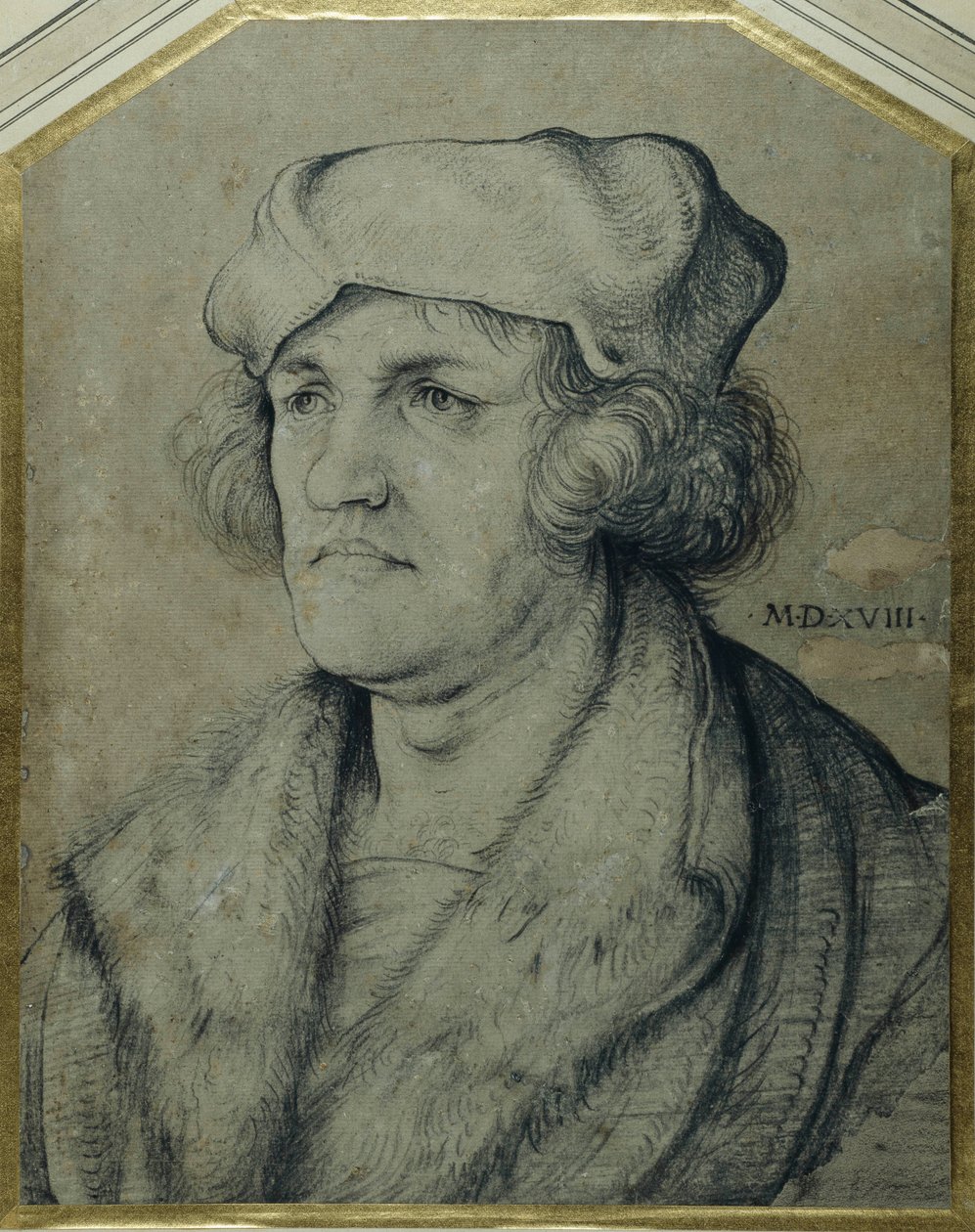 Portret van een man door Hans Burgkmair