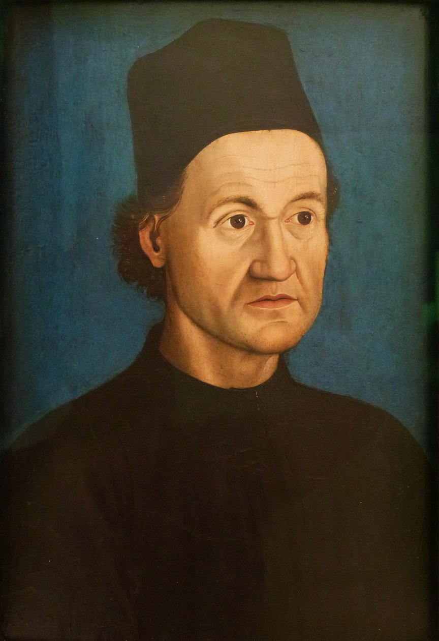 Duits: Johannes Geiler von Kaysersberg Johann Geiler von Kaysersberg door Hans Burgkmair the Elder